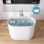 Baignoire de trempage à surface solide 39 po. X 23 po. Avec siège-106870434