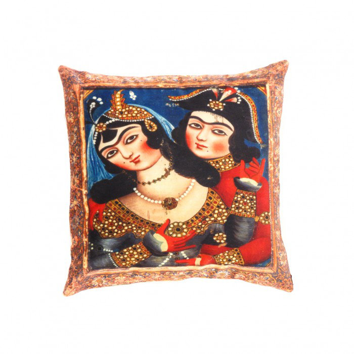 Square Pillow Cover & Insert, Red/Black