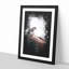 Leopard Upon The Rock Paint Splash - Picture Frame Graphic Art-56922964-56922965