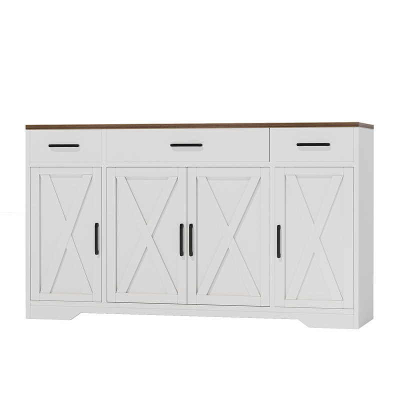 140cm Solid Wood Sideboard