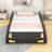Full Platform Bed With Storage, Guardrails And Center Legs, Race Car-Shaped Design-833222600