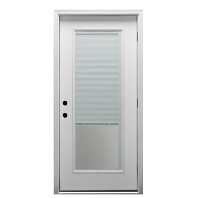 80'' Flush Fiberglass Front Entry Doors