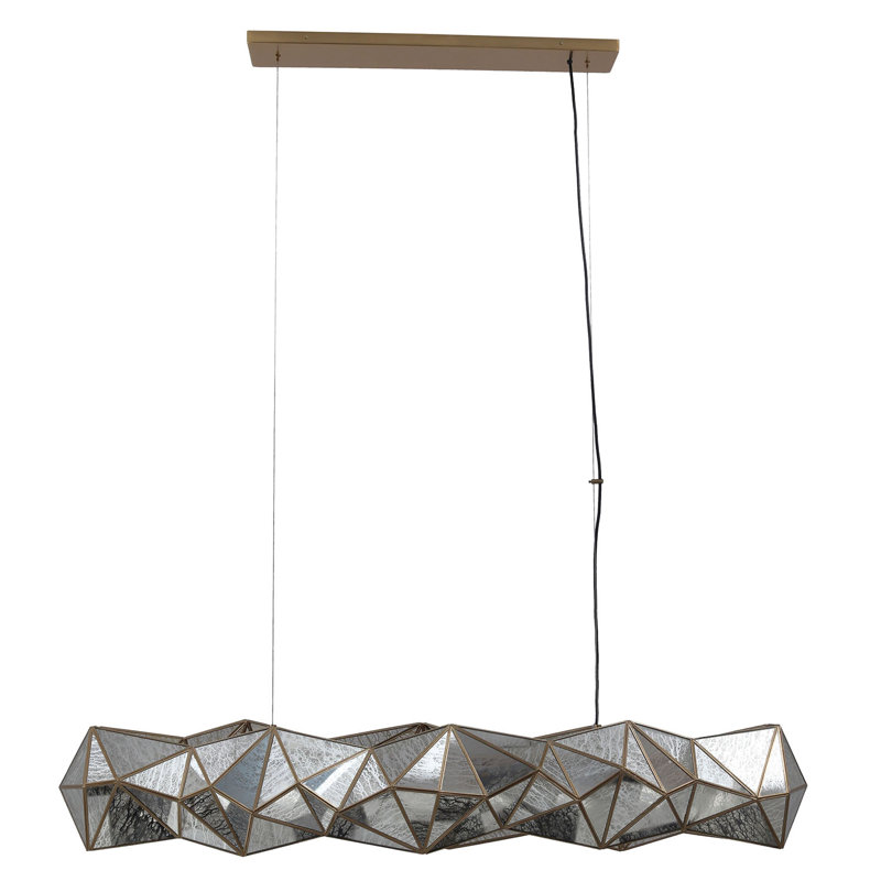 Metropolitan Geo-Gem - Lumière d'îlot, 10.25" H x 62.25" W x 9" D, 8