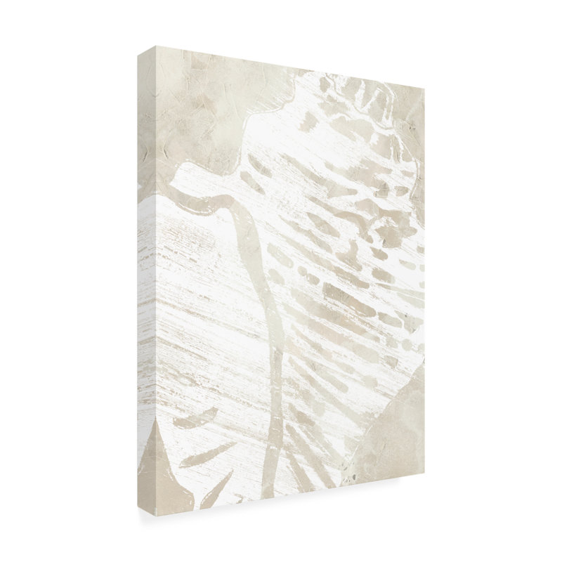 «June Erica Vess», «Linen Tropical Silhouette III», art sur toile, H 24 po x l 18 po x P 2 po