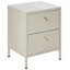 43 cm W Steel Bedside Table-137476397