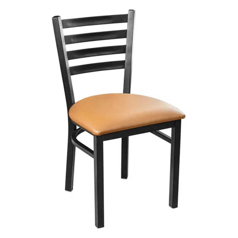 Ensemble de table ronde 36 "avec chaises, Naturel, Brun clair et noir