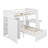 Kids Twin Loft Bed with Drawers-728884237