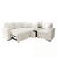 Canapé modulaire en L avec lit escamotable, porte-gobelets et grand espace de rangement-412460721