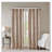 Knitted Jacquard Damask Total Blackout Grommet Top Curtain Panel(Only 1 Pc Panel)-755898365-755898355