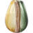 Northcrest Glass Ombre Decorative Multi Colored Vase with Pink Textured Stripe Details-98716353