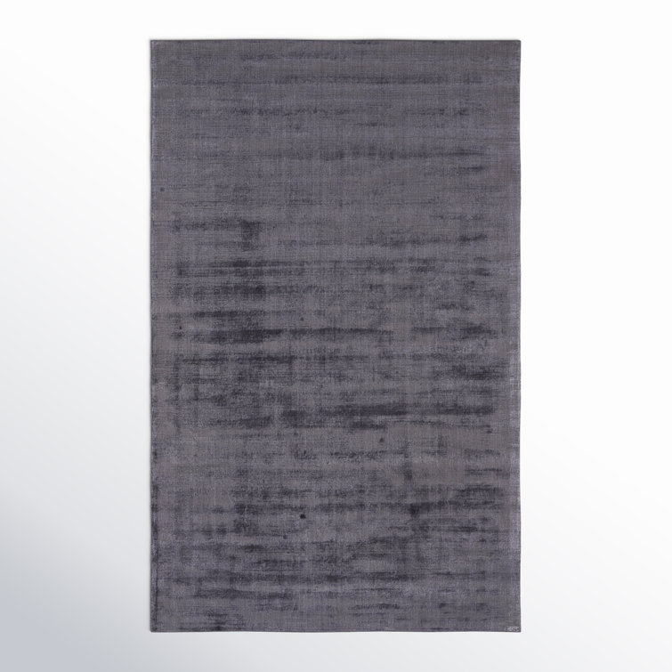 Fennel Hand Loomed Viscose Gray Rug