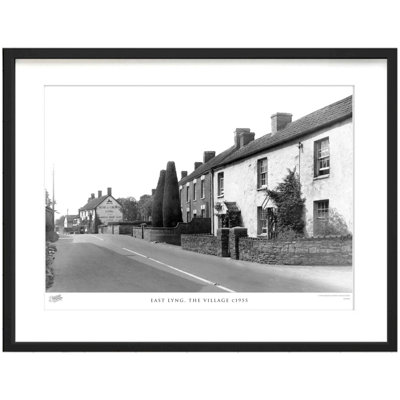 East Lyng, The Village C1955 - Single Picture Frame Print