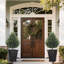 Ensemble de 2 cyprès artificiels 24 po - Assemblage facile avec texture naturelle pour l'intérieur et l'extérieur