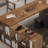 Light-walnut L-Shaped Solid Wood desks-107520323-107520324