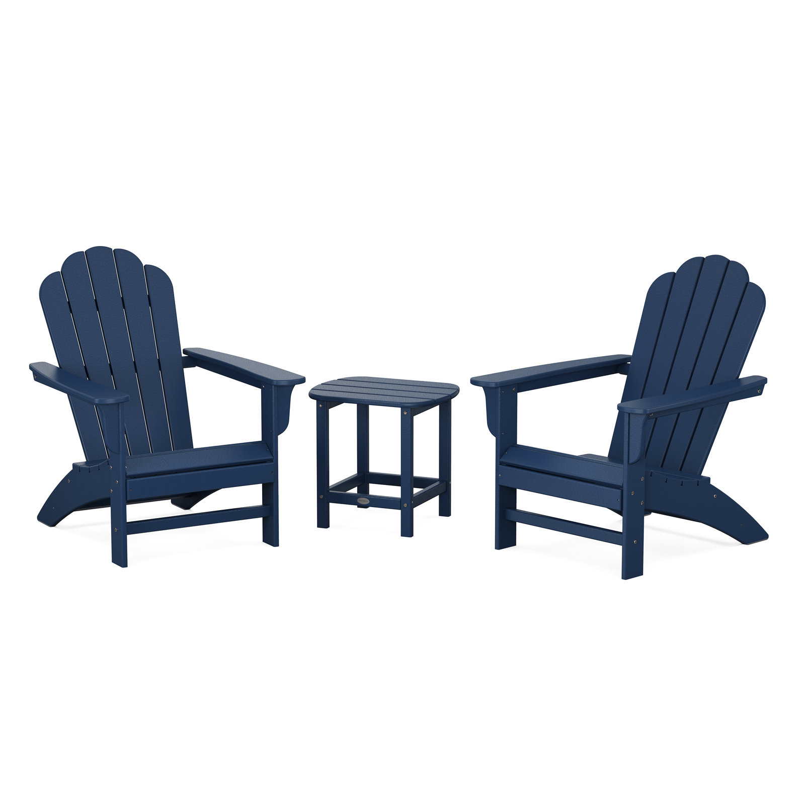 POLYWOOD® Cottage 2-Person Patio Seating Group, Navy