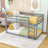 Twin Over Twin Floor Bunk Bed With Versatile Utilization And Ladder-1156625978