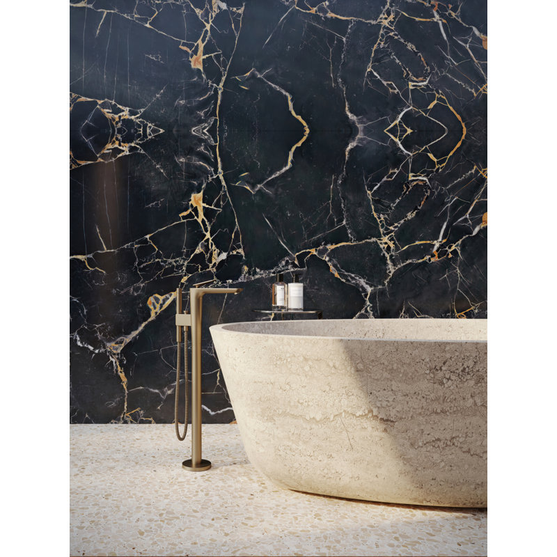 Citterio C Tub Filler with Diverter, Gold