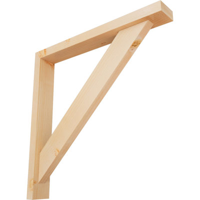 Traditional Block Bracket w/ Offset Brace