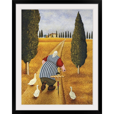 «Luton Lady with Fresh Bread», reproduction d'art de Lowell Herrero