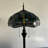 Harre Tiffany Floor Lamp Stained Glass Dragonfly Metal Base LED Bulbs Included 64"H*16"W*16"D
