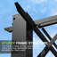 Pergola en métal avec auvent-92952959