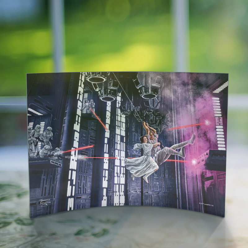 Star Wars (On The Run), impression acrylique incurvée