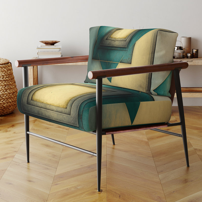 Fauteuil rembourré contemporain, Perfect Abstract, Noir, noir, noir, noir