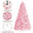 Multi-colored Hinged Fir Artificial Christmas Tree with Foldable Stand-1725874854-1725874850