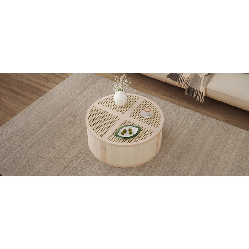 Round to Square Block Modular Coffee Table