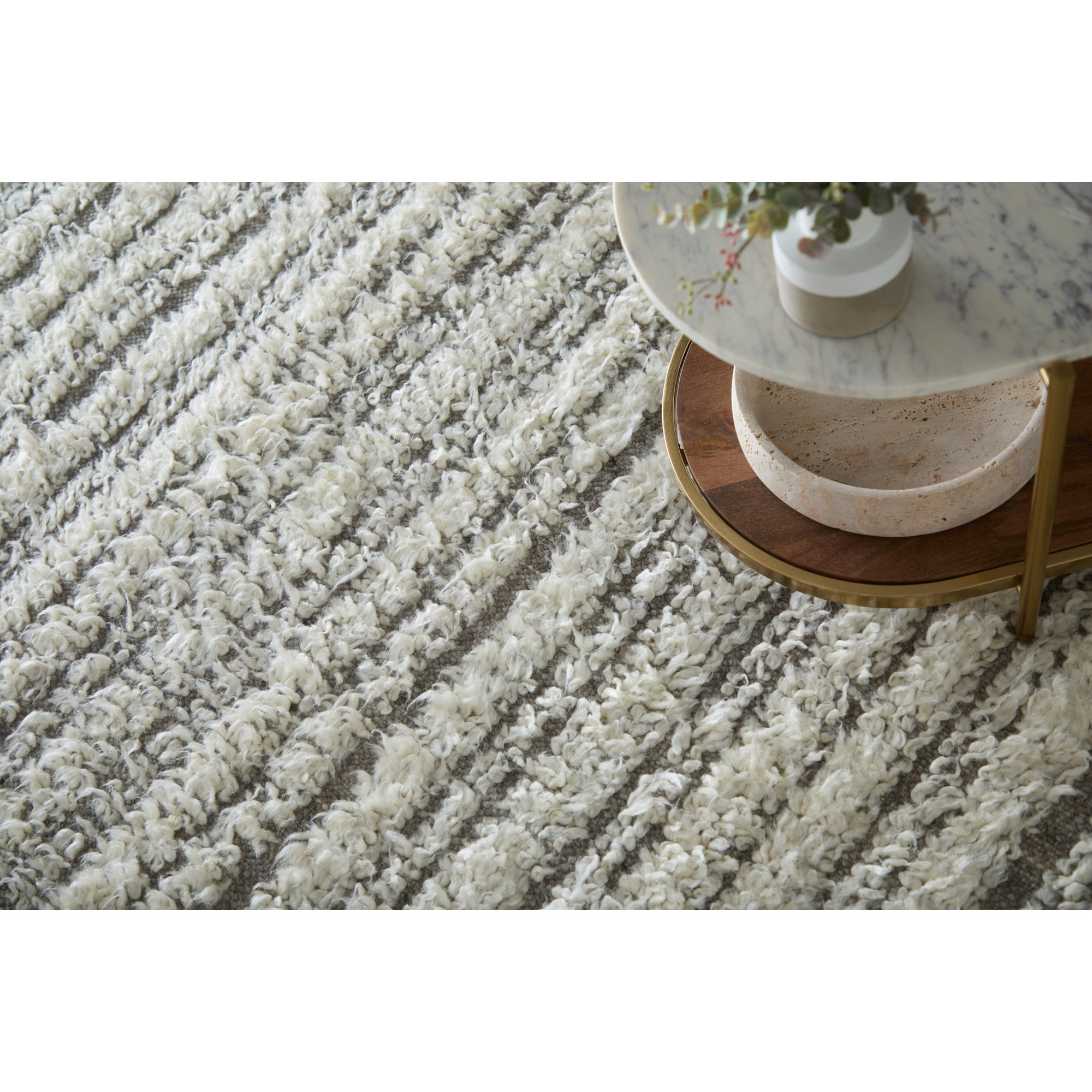 Jalaycia Handmade Wool Rug, Runner 2'6" x 10'