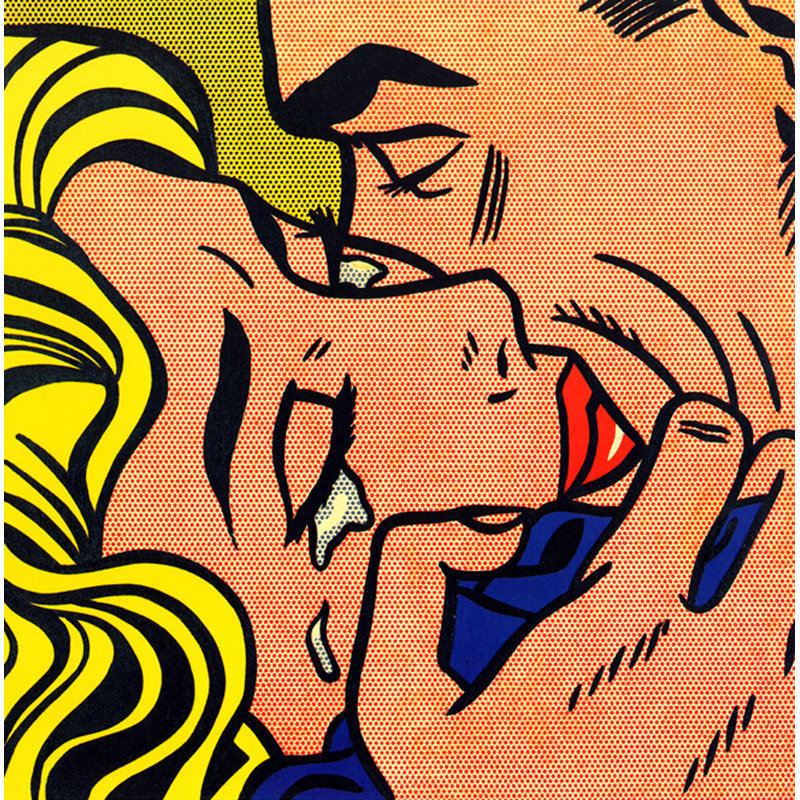 Kiss V, 1964, 20" H x 20" W