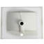 Comptoir de meuble-lavabo en céramique blanc brillant de 24 po de l 24 po x l 18,3 po x H 6,7 po, lavabo seulement, profondeur de lavabo interne de 4,72 po, épaisseur de comptoir de 0,81 po, salle de bain de 24 po seulement, épaisseur-1012180516