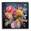 Bb-255-Busy Modern Blooms, reproduction d'art sur bois