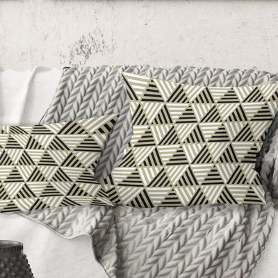 Coussin Triangular Retro Design VIII - Mid-Century Modern