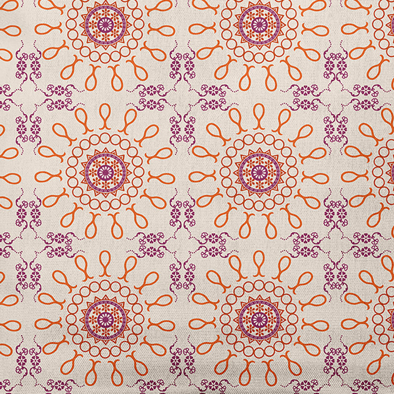 Coussin décoratif intérieur / extérieur en polyester Polyfill, 16 po x 16 po, Terre de Sienne