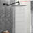 Rain Fixed Shower Head 2.5 GPM GPM