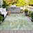 Machine Washable Indoor/Outdoor Xhevrie Green Rug-112127698