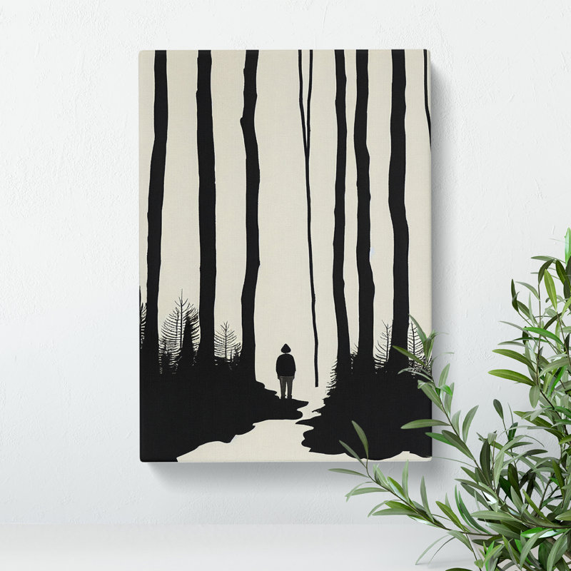 Man in the Forest - Wrapped Canvas, 60cm H x 40cm W x 3cm D