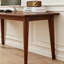 Bureau en bois massif de conception moderne Mid-Century, parfait pour les petits espaces et les bureaux à domicile-264371949