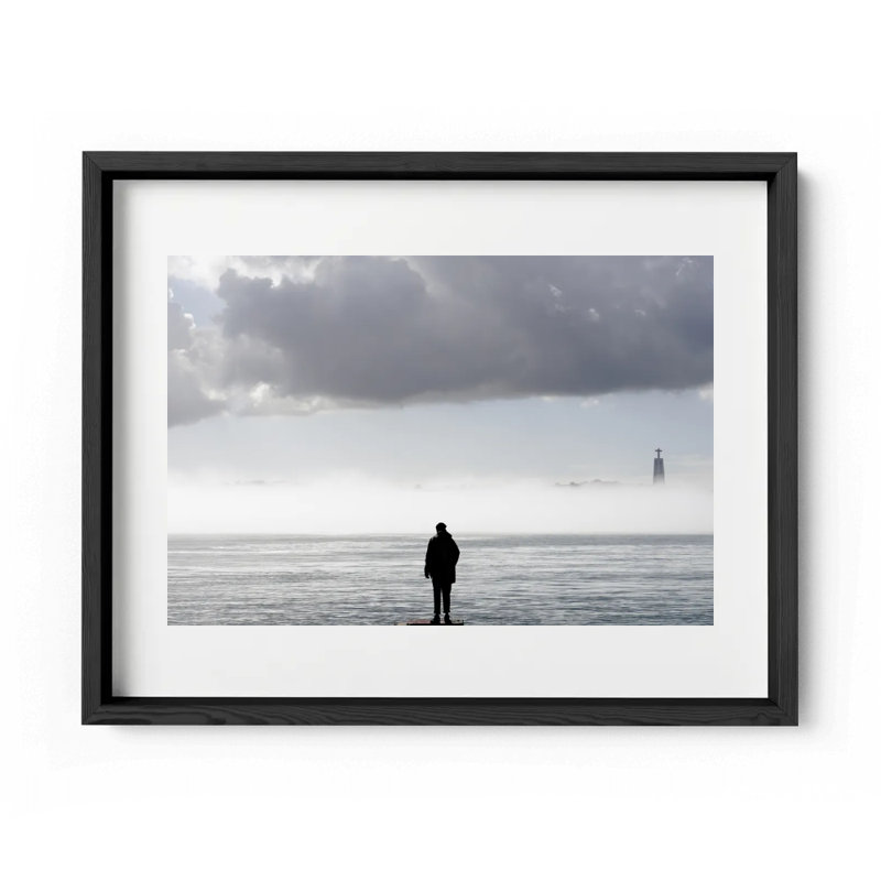 Morning Air Print by Joseph Regan, 14" H x 16" W x 0.75" D, White
