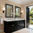 Rectangular Decorative Wall Mirror With Statement Deep Frame, HD Tempered Glass Vanity Mirror For Bathroom, Entryway, Or Bedroom-872761204-872761206