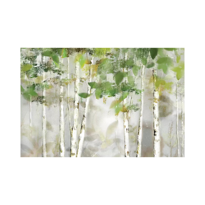 " Evergreen Forest " by Nan, Wrapped Canvas, 32" H x 48" W x 1.5" D