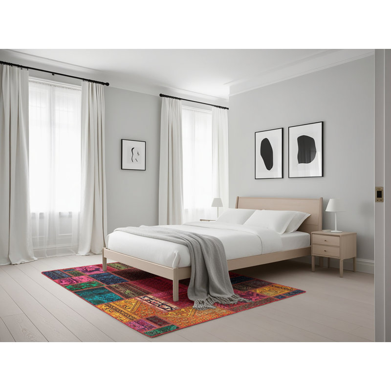 Abstract Indoor Rug, Rectangle 5' x 7'