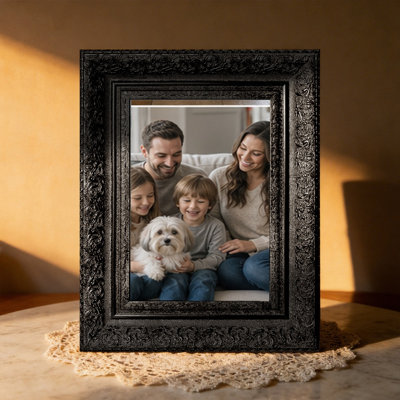 11" x 14" Black 3 PCS Gallery Inspired Picture Frame for Anniversary Photo Display