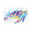 Vibrant Sea Turtle by Chelsea Goodrich - Wrapped Canvas Painting-459237035