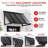 Awntech Houstonian Standing Seam Metal Fixed Awning with Open Sides-28213106-28213363-126123790