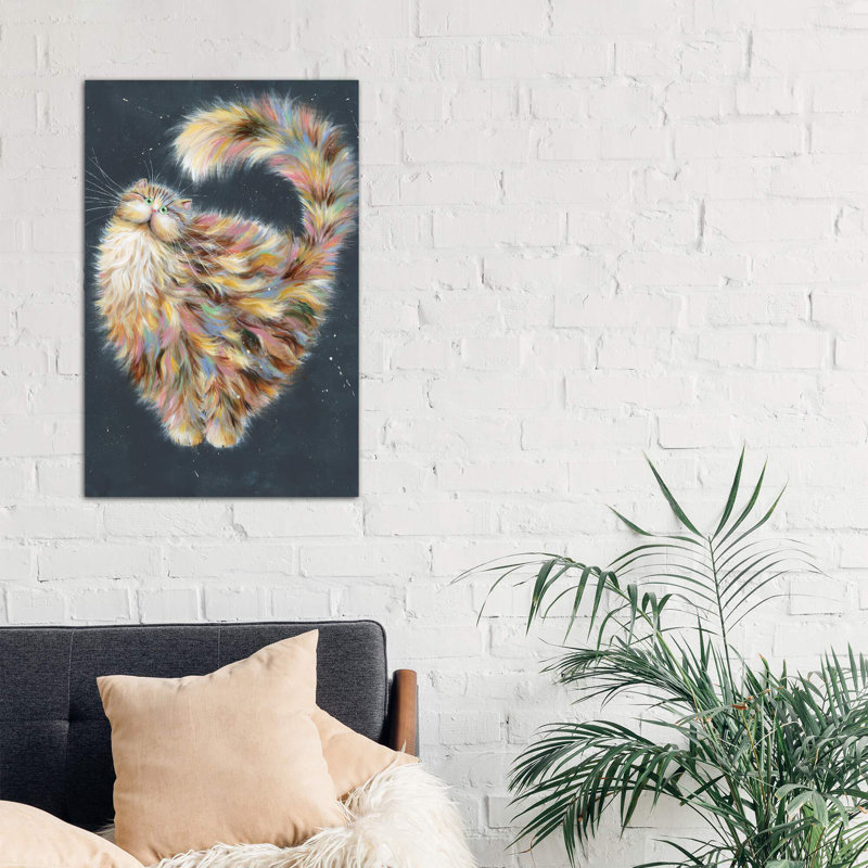 Patapoufette par Kim Haskins-impression d’art graphique, H 26 po x l 18 po x P 1,5 po, Toile tendue