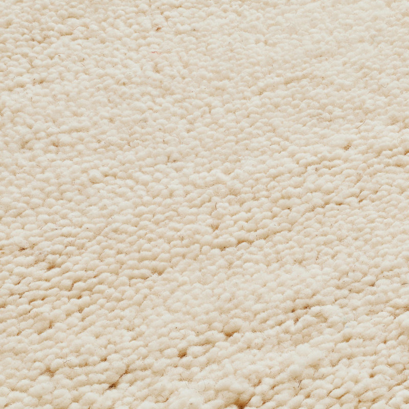 Dresden Wool Hand Knotted Area Rug, Cream coloured, Rectangle 140 x 200cm
