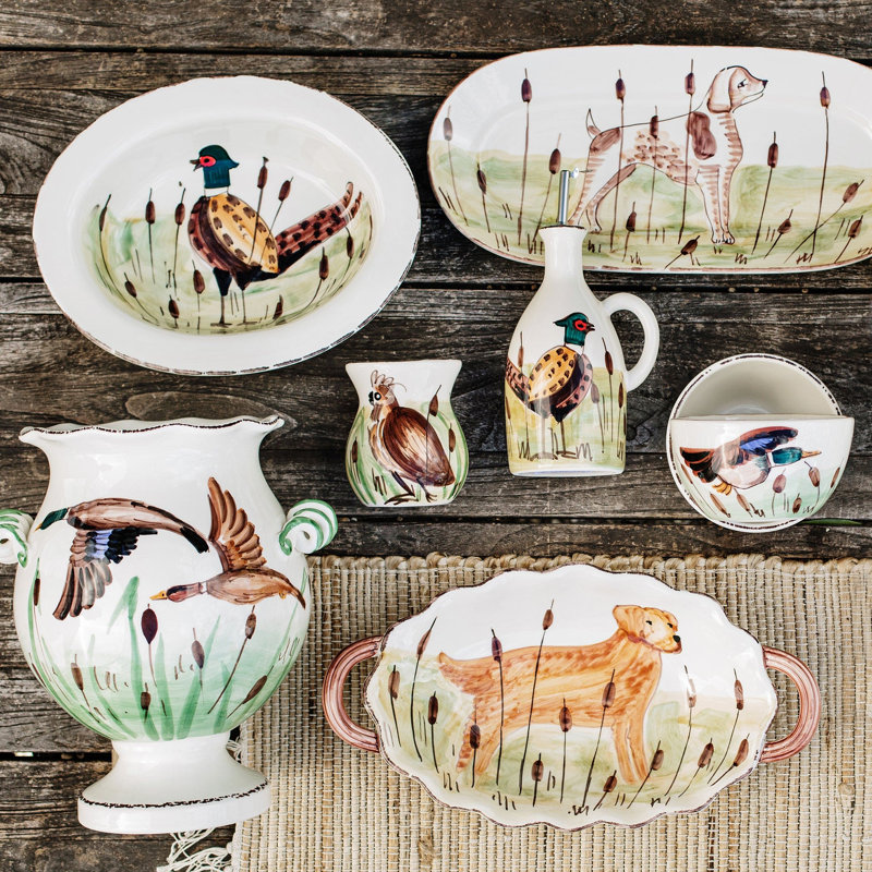 Wildlife Single Oil / Vinegar Cruet