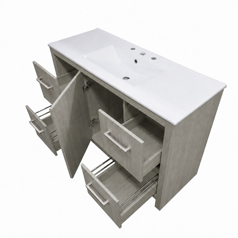 Meuble-lavabo simple 48 po Hildburg